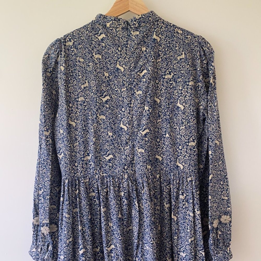 *RARE* Doen Nova Dress Navy Prancing Fawn Deer - Picture 7 of 11